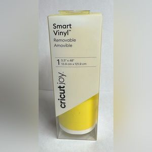 Cricut Joy Smart Vinyl Matte Bright Yellow Removable Vinyl #2